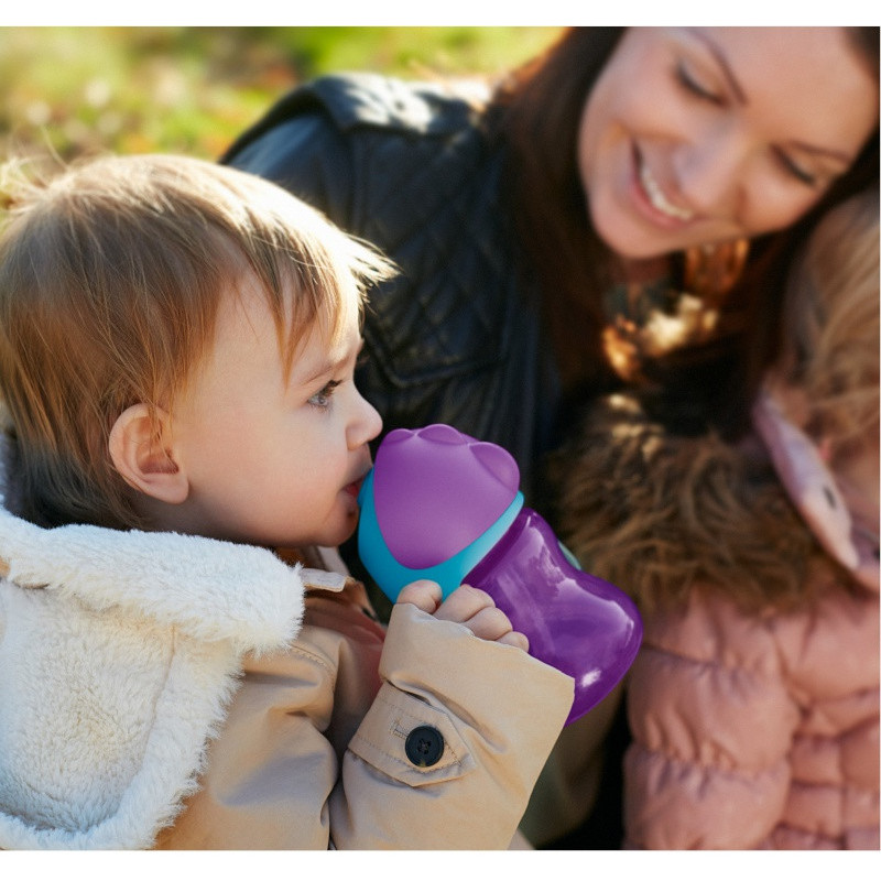 Tasse à paille 200 ml PHILIPS AVENT Violet/Bleu