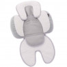 Coussin réducteur 3 en 1 BO JUNGLE Blanc/Gris