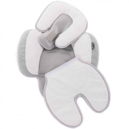 Coussin réducteur 3 en 1 BO JUNGLE Blanc/Gris