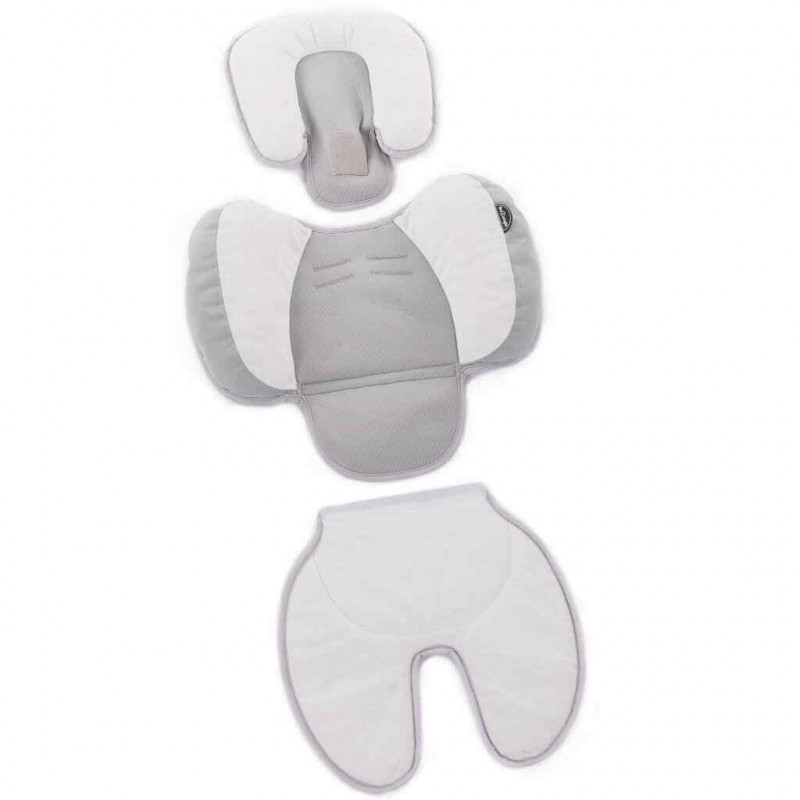 Coussin réducteur 3 en 1 BO JUNGLE Blanc/Gris