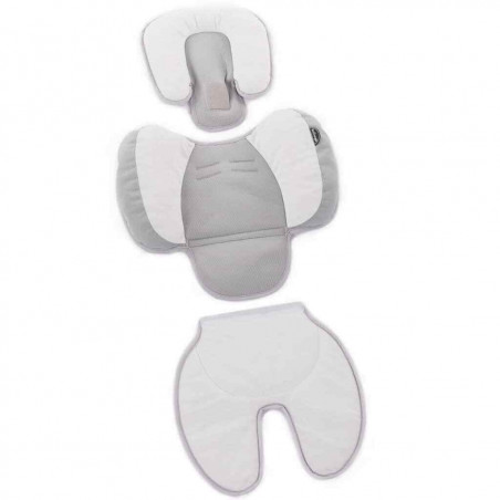 Coussin réducteur 3 en 1 BO JUNGLE Blanc/Gris