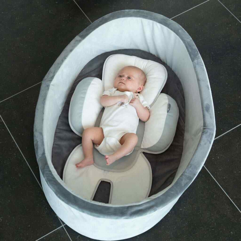 Coussin réducteur 3 en 1 BO JUNGLE Blanc/Gris