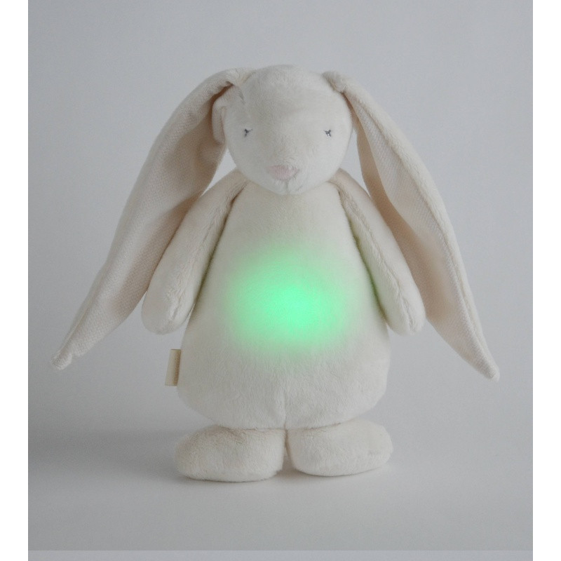 Lapin magique avec sons & lumières MOONIE Crème