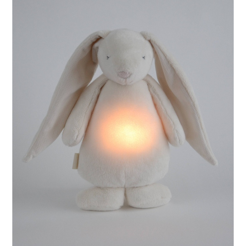 Lapin magique avec sons & lumières MOONIE Crème