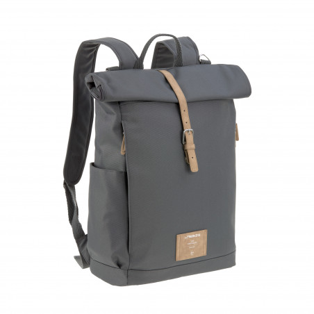 Sac à dos à langer Rolltop LASSIG Anthracite