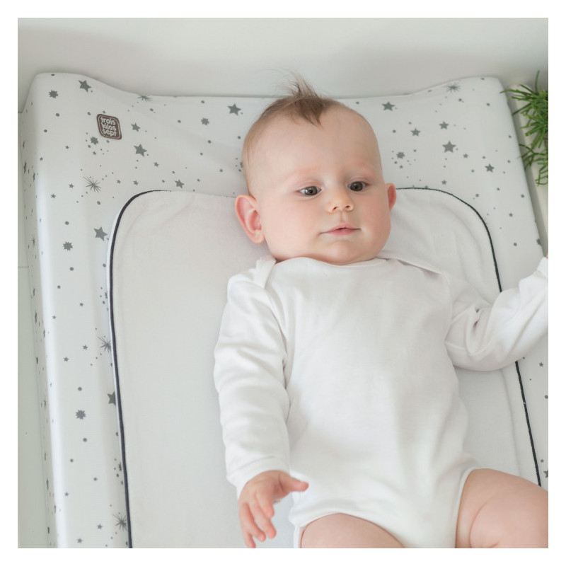 Matelas à langer + housse TROIS KILOS SEPT Martin & ses copains