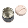Portion inox isotherme 500ml BEABA Light pink/Night blue