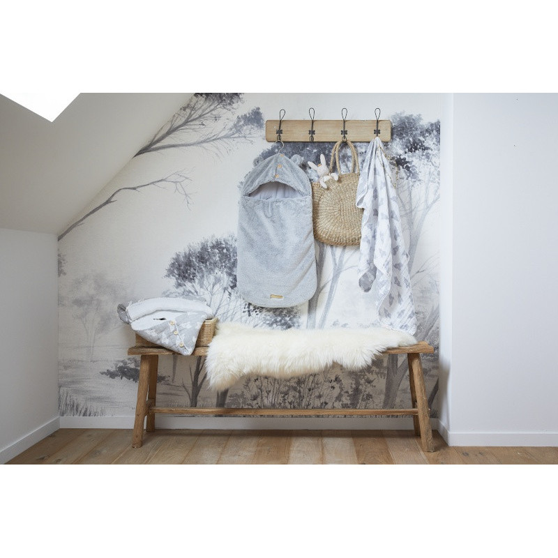 Nid d'ange fausse fourrure Mix&Match NOUKIES Gris