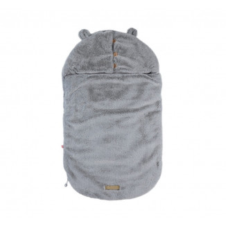 Nid d'ange fausse fourrure Mix&Match NOUKIES Gris