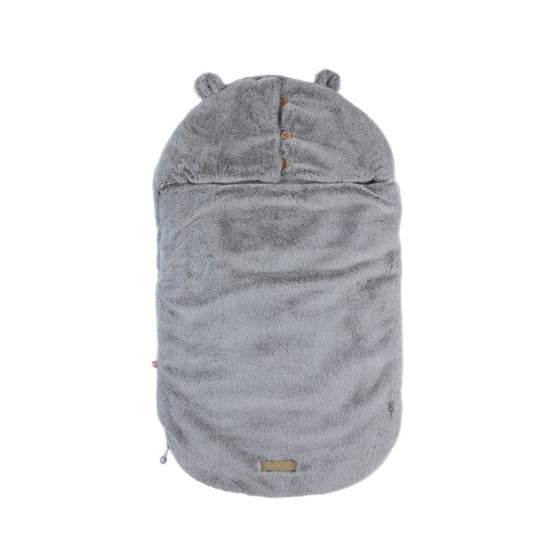 Nid d'ange fausse fourrure Mix&Match NOUKIES Gris