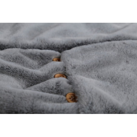 Nid d'ange fausse fourrure Mix&Match NOUKIES Gris