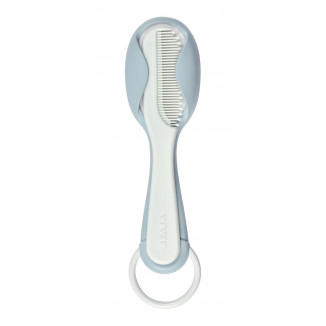 Brosse et peigne BEABA Green Blue