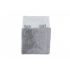 Couverture 75x100 fausse fourrure Mix & Match NOUKIES Grise