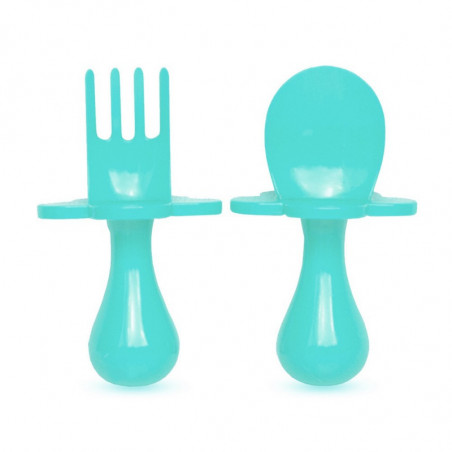 Couverts ergonomiques GRABEASE Turquoise