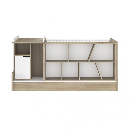 Lit chambre transformable 70x140 Sacha GALIPETTE Chêne du bocage