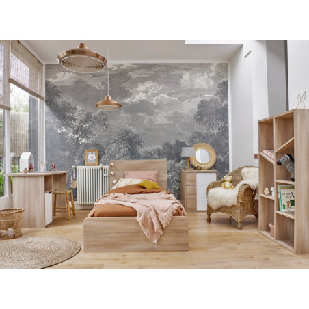 Lit chambre transformable 70x140 Sacha GALIPETTE Chêne du bocage