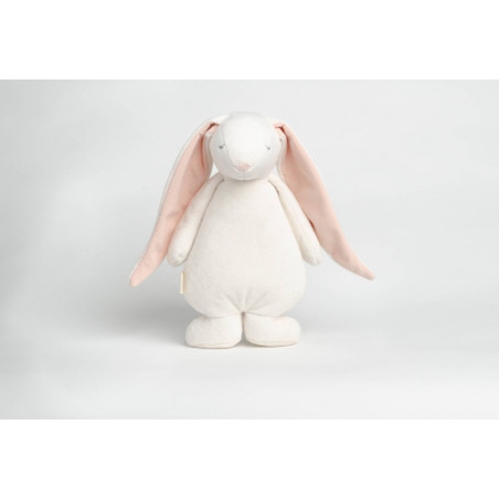 Lapin magique avec sons & lumières MOONIE Crème/rose