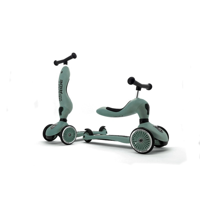 Porteur-trottinette Highwaykick 1 SCOOT AND RIDE Vert forest