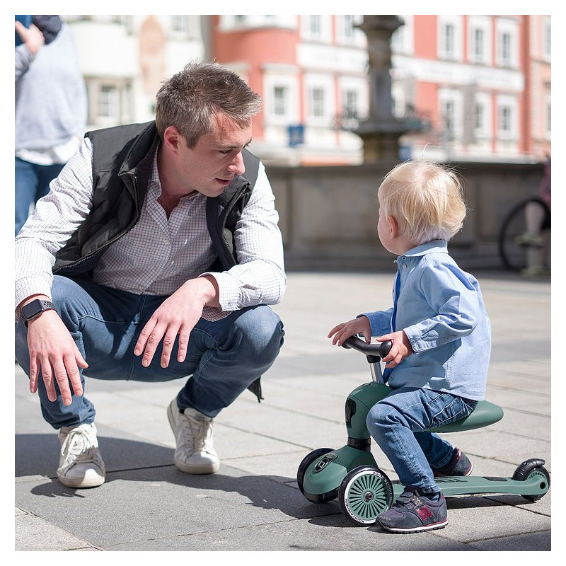 Porteur-trottinette Highwaykick 1 SCOOT AND RIDE Vert forest