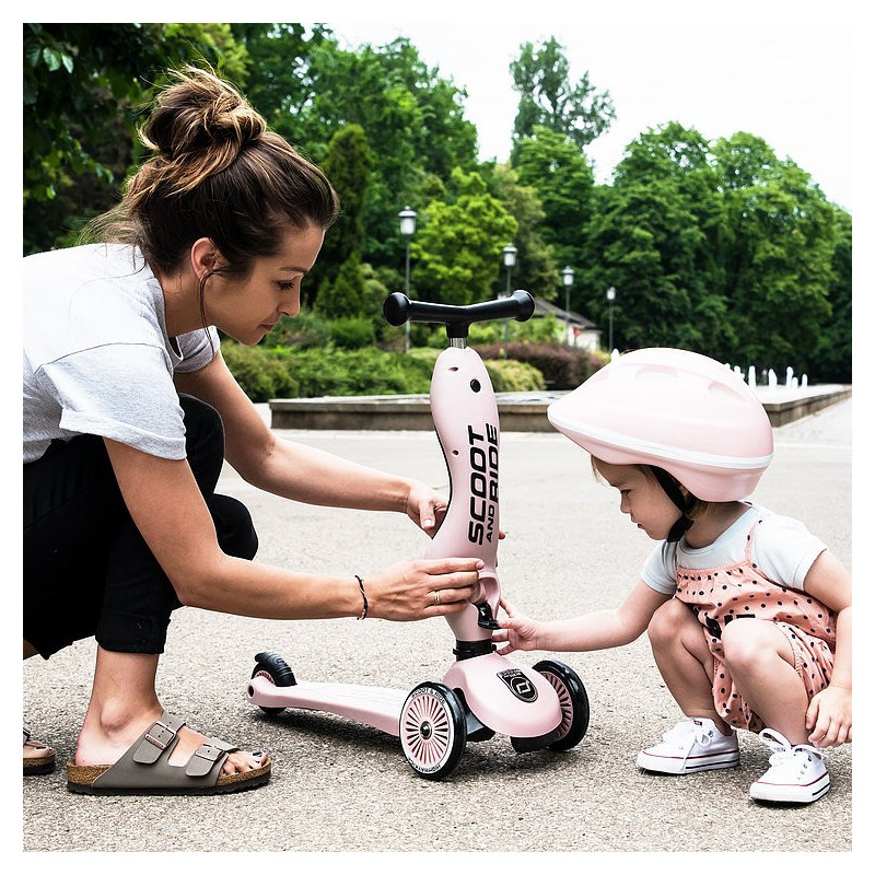 Porteur-trottinette Highwaykick 1 SCOOT AND RIDE Rose