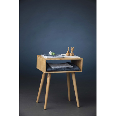 Parure de berceau drap+taie PERICLES Steel gold