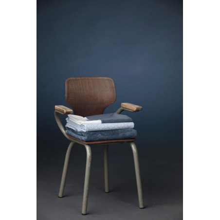 Parure de berceau drap+taie PERICLES Steel gold