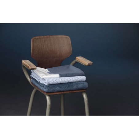 Parure de berceau drap+taie PERICLES Steel gold