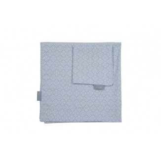 Housse de couette berceau PERICLES Steel allover