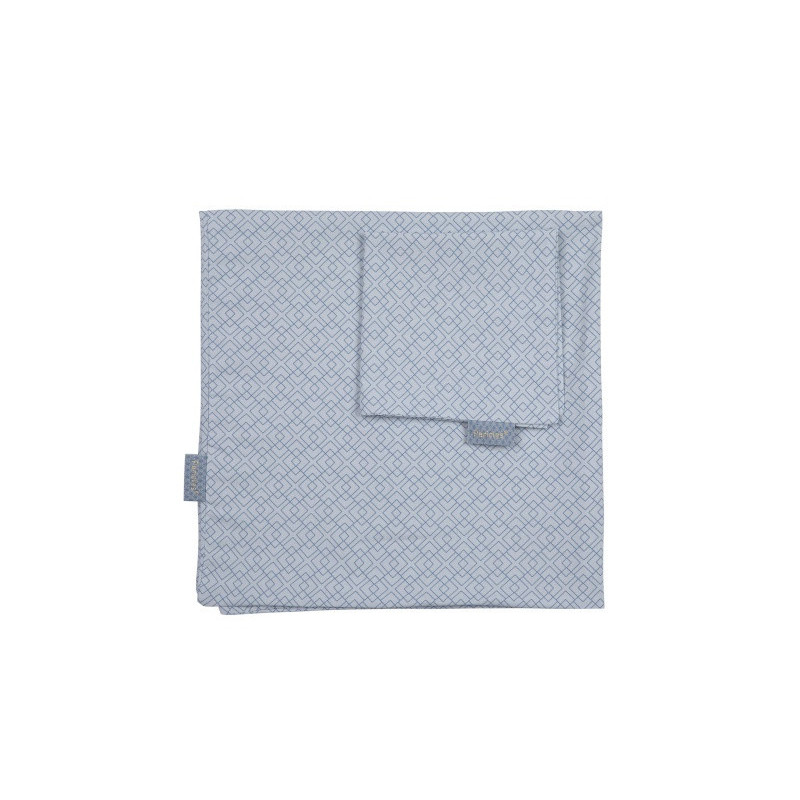 Housse de couette berceau PERICLES Steel allover