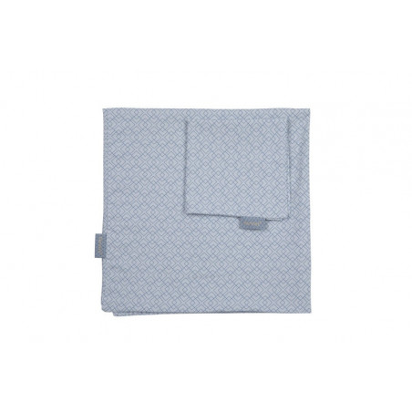 Housse de couette berceau PERICLES Steel allover