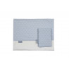 Parure de lit drap+taie PERICLES Steel allover