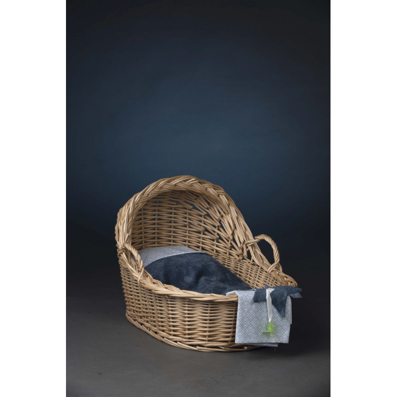 Housse de couette berceau PERICLES Steel allover