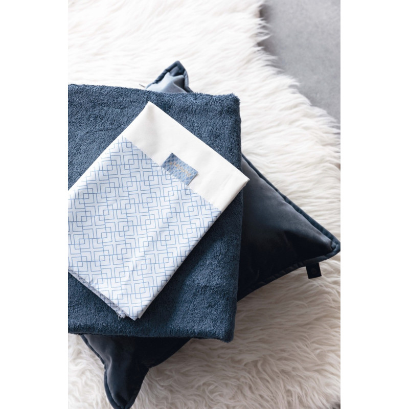 Parure de lit drap+taie PERICLES Steel allover