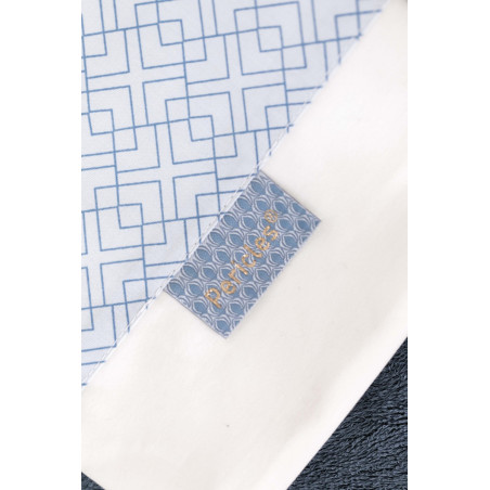 Parure de lit drap+taie PERICLES Steel allover