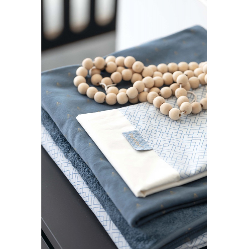 Parure de lit drap+taie PERICLES Steel allover