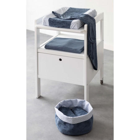 Corbeille de rangement PERICLES Steel allover