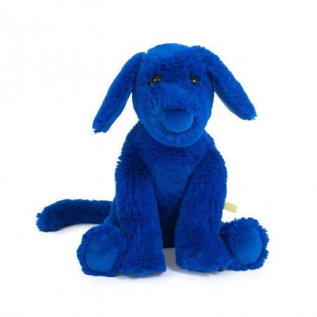 Peluche Chien Bleu MOULIN ROTY Ecole des loisirs