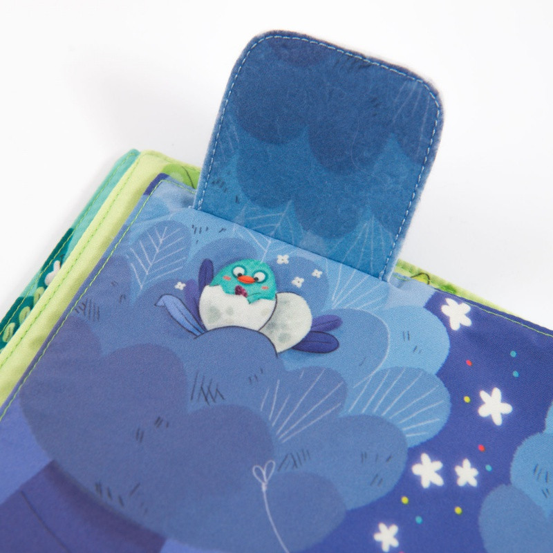 Grand livre d'activités en tissu MOULIN ROTY Dans la jungle