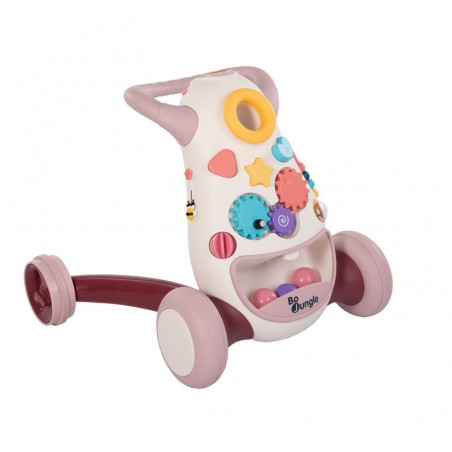 Pousseur/aide à la marche Jumpy BO JUNGLE Rose