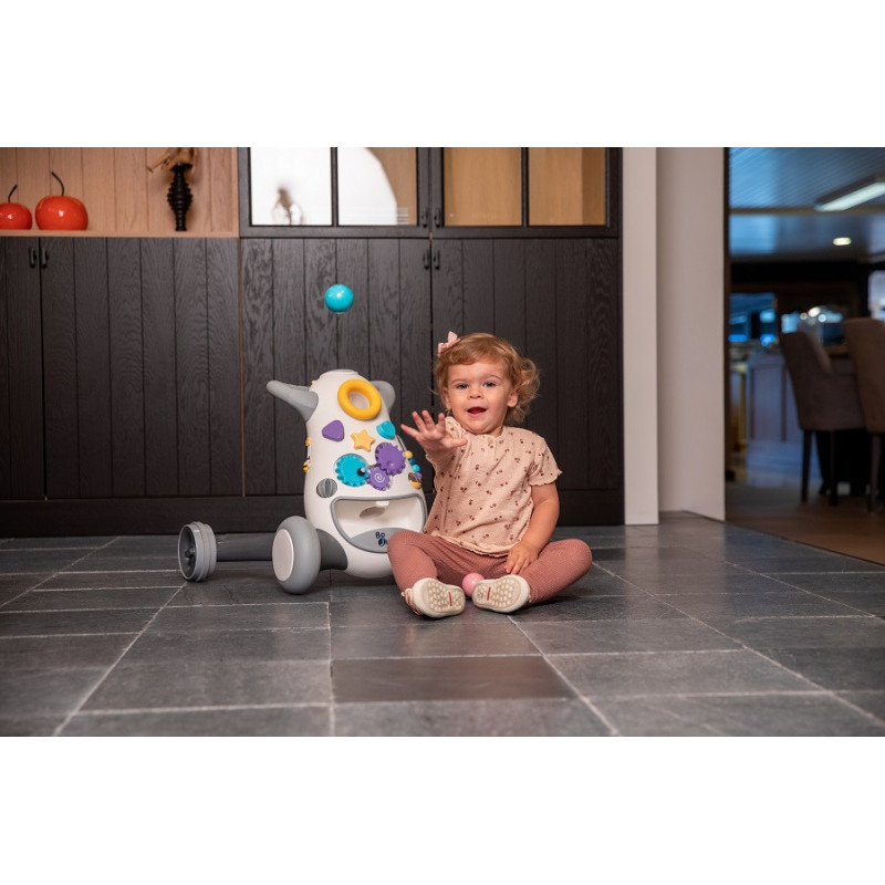 Pousseur/aide à la marche Jumpy BO JUNGLE Gris