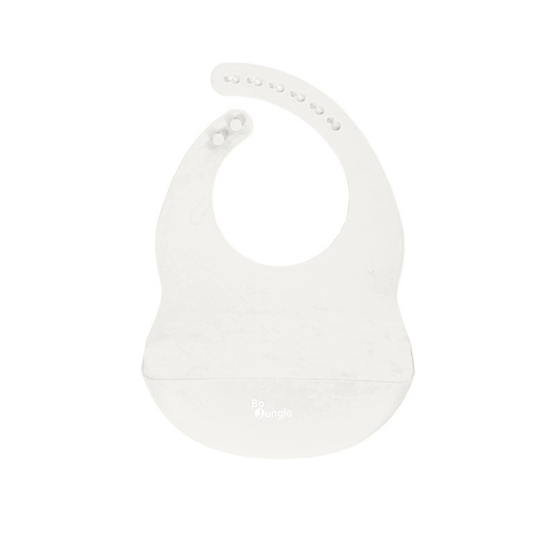 Bavoir en silicione BO JUNGLE Gris