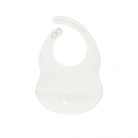 Bavoir en silicione BO JUNGLE Gris