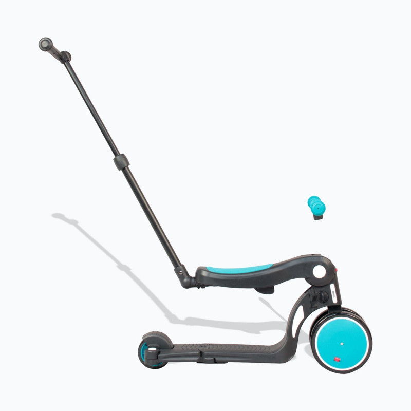 Draisienne 5 en 1 avec barre de poussée Scootizz LOOPING Rouge