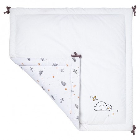 Tapis / fond de parc 100x100 LITTLE BAND Etoiles filantes