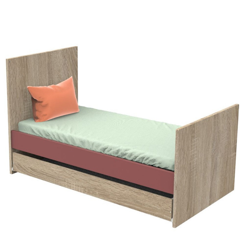 Tiroir pour Little big bed 70x140 Nova SAUTHON Chêne dore