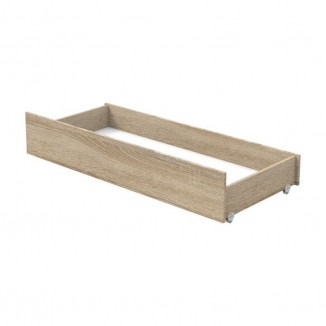 Tiroir s/roues pour lit évolutif 140x70 Nova SAUTHON Chêne dore
