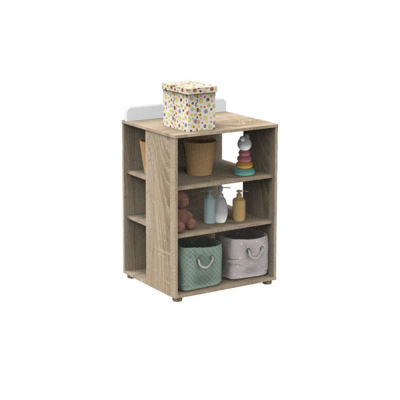 Lit combiné évolutif 60x120 Nova SAUTHON Blanc lin