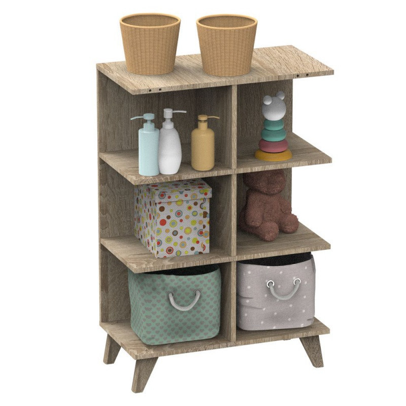 Chambre trio avec lit 60x120 SAUTHON Nova Gris Volcan