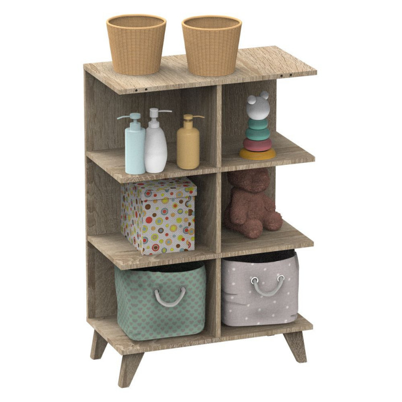 Chambre trio avec little big bed 70x140 SAUTHON Nova blanc lin