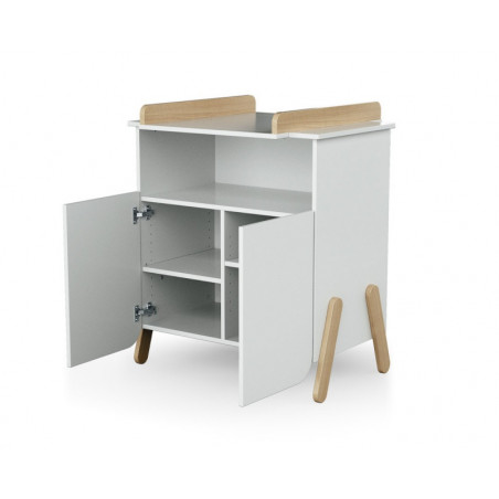Chambre duo avec lit 60x120 et meuble à langer WEBABY Pirate
